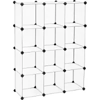 Songmics Meuble Modulable 12 Casiers