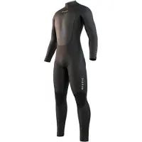 Mystic Star 4/3 Mm Long Sleeve Back Zip Neoprene Suit Noir M Homme