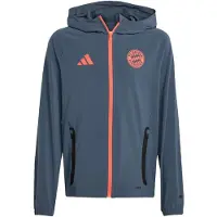 Adidas Fc Bayern Tiro 25/26 Competition Vis Tech Travel Junior Hoodie Bleu 7-8 Years Enfants
