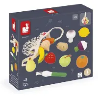 Janod Set de fruits et légumes Shiny Grandma, + 3 ans,