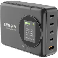 Voltcraft UC-4C1A240W01 USB Ladestation USB-C USB-A PD 3.0 Schwarz Innenbereich (VC-16871780)