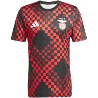 Adidas Benfica 25/26 Pre-match Jersey Homme - Jerseys/Réplicas, Noir - Taille XL - Poly Mesh