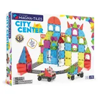 Magna-Tiles City Center, jeu de construction, 3 ans, plastique, 110 pièces