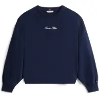 Tommy Hilfiger Classic Script Terry Sweatshirt Bleu L Femme