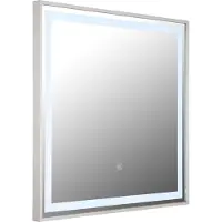 Globo Lampe LED pour miroir, tactile, variateur, CCT, 50x50 cm