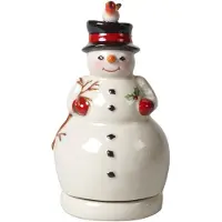 Villeroy & Boch Bonhomme de neige décoratif NOSTALGIC MELODY