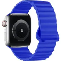 Decoded Silicone Magnet Traction Loop Strap 38/40/41mm Galac Blue (38 mm, 40 mm, 41 mm, Silicone liquide (LSR)), Sangles de montre, Bleu