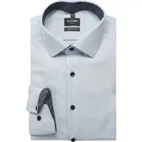 Olymp Homme OLYMP Luxor Performance Climate Control Modern Fit Chemise bleu, Unicolore