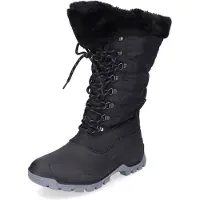Rieker TEX Damen Stiefel Schwarz