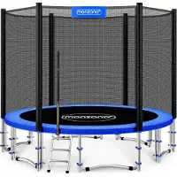 Monzana Trampoline Ø 366cm pack complet avec filet et échelle