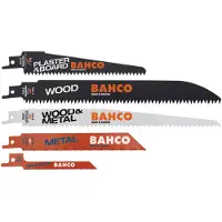 Bahco Set Of Saber Blades For Plaster. Wood And Metals 10 Units Multicolore
