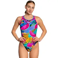 Mad Wave Crossback Swimsuit Multicolore M Femme