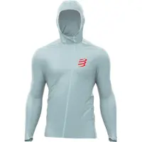 Compressport - Veste de running imperméable - Hurricane Waterproof 10/10 Jacket Grey Dawn - Taille XL - Gris