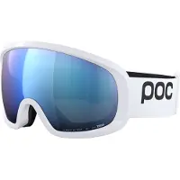 POC Fovea Mid Wide Fit Ski Goggles Blanc Partly Sunny Blue/CAT2