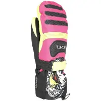 Level Junior Mittens Rose 5-6 Years Fille