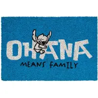 Stitch Doormat Bleu