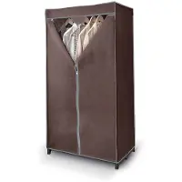 OEM Cloth Wardrobe Keeps Clothes 145x75x50 Cm Marron