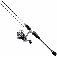 Kinetic Demigod Ct Spinning Combo Noir 1.83 m / 0.7-7 g