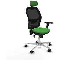 Piqueras Y Crespo Chaise de bureau avec appui-tête Jorquera 3D086N2 vert