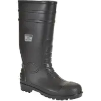 Portwest FW94 Classique Bottes de sécurité en caoutchouc S4 Noir T. 42