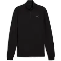 Puma Hommes, Pull-over, M Cloudspun 1/4 Zip, Noir, (S)