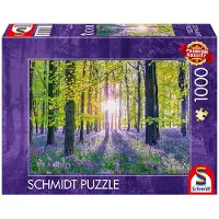 Schmidt 1000 pièces Spiele Puzzle Tendres campanules dans la forêt 59767