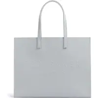 Ted Baker sac à épaule Sukicon Crosshatch East West Icon Bag Lt - Grey gris clair