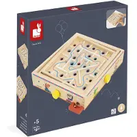 Janod Labyrinthe de billes Jeu d'adresse Applepop Jouets en bois