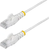 StarTech.com .com N6PAT25CMWHS, 0,25 m, Cat6, U/UTP (UTP), RJ-45, RJ-45, blanc