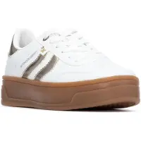 Xti pour femme. 14458509-BLANCO Formateurs 144585 blanc (37), Plat, Lacets, Casuel
