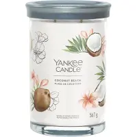 Yankee candle Bougie Gobelet Plage Noix de Coco Signature (Plage de noix de coco) - 567g