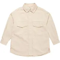 Mystic The Overshirt Long Sleeve Shirt Beige S Femme