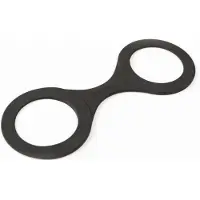 Sei mio - menottes en silicone - taille M - noir