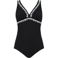 Sunmarin Maillot de bain noir / blanc