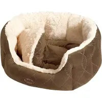 Nobby Lit confort "CENO" L x l x H : 86 x 70 x 24 cm beige / marron