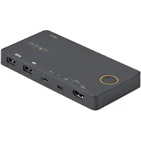 StarTech.com Commutateur KVM - - SV221HUC4K - 2 Ports HDMI - 4K Ultra HD - USB Alimenté