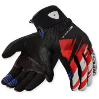 REV'IT! REV’IT! Surge Black Red Gloves Taille S