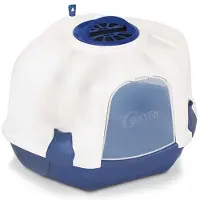 Corner Cat Litter Box Assorted Bleu 50 x 60 x 41 cm