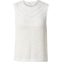 Levi's Adrienne Crochet Sleeveless T-shirt Blanc M Femme