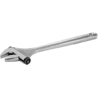 Bahco Clé Anglaise Adjustable Side Knurled With Chrome Finish Pliers For Intensive Applications English 155 Mm