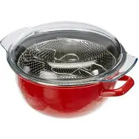Ibili Korinto Friteuse Avec Panier Et Couvercle 24 Cm Transparent Transparent One Size