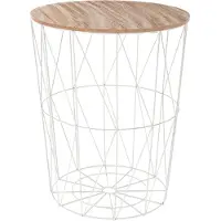 Atmosphera Table basse multifonctionnelle avec plateau en bois