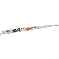 Bahco Sandflex Bi/metal Saber Blade For Cutting Wood And Metals 4/6 Dpp 150 Mm 5 Units Argenté