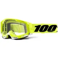 100% Racecraft 2 Off-road Goggles Jaune Clear/CAT0