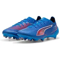 Puma Chaussure de foot 'Ultra 6 Ultimate' bleu cobalt / rouge orangé / blanc