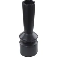 Beliani Vase en céramique noir 30 cm PEANIA (1x)