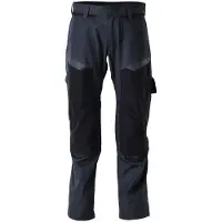 Mascot Pantalon de travail avec poches genoux « 21579-281 » Accelerate Multisafe - Bleu noir/Jaune haute visibilité 82C54