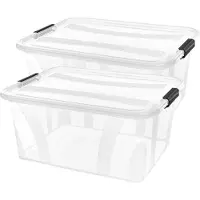 Siena Home Boîte de rangement Anzio 21 l, lot de 2
