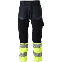 Mascot Pantalon de travail avec poches genoux « 21479-281 » Accelerate Multisafe - Bleu noir/Jaune haute visibilité 76C51