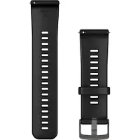Garmin Quick Release 24 Mm Silicone Strap Noir